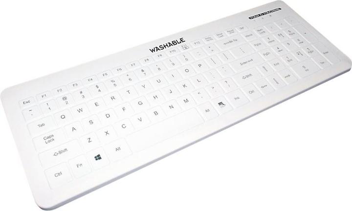Actual product image Man & Machine Europe manmachi man&machine keyboard very cool flat hygienickeyboard.white.104keys.en (DE, Cable)