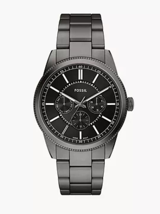 Image du produit Fossil Uhr Pearson Multifunktionswerk Edelstahl anthrazit (42 mm)