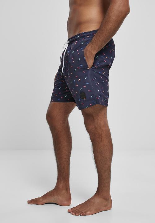 Actual product image Urban Classics Pattern Swim Shorts (L)