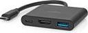 Actual product image Nedis USB Multi-Port Adapter | USB 3.2 Gen 1 | USB-C™ Plug | HDMI™ Output / USB-A Jack / USB-C (USB-C, 3 ports)