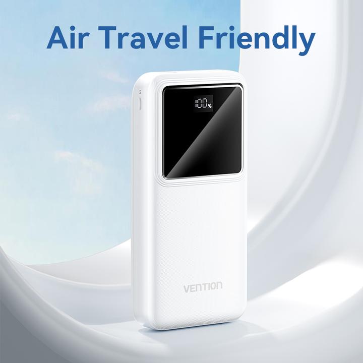 Produktbild Vention Powerbank,, FHLB0, 20000mAh, Micro-USB, USB-C, 2xUSB-A, 22.5W (black) (20000 mAh, 22.50 W, 74 Wh)