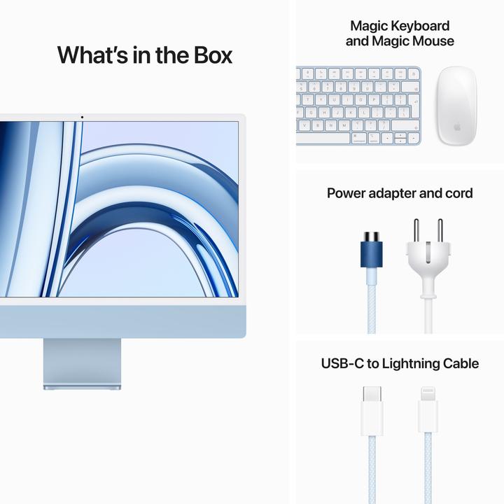 Productafbeelding Apple iMac 2023 (M3, 8 GB, 256 GB)