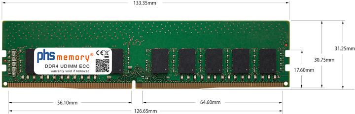 Actual product image PHS-memory RAM suitable for Gigabyte B450M DS3H V2 (rev. 1.0) (Gigabyte B450M DS3H V2 (rev. 1.0), 1 x 16GB)