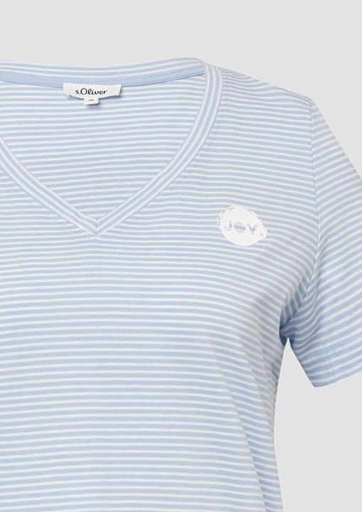 Image du produit S.Oliver T-Shirt T-Shirt mit V-Ausschnitt und Print-Detail (34)