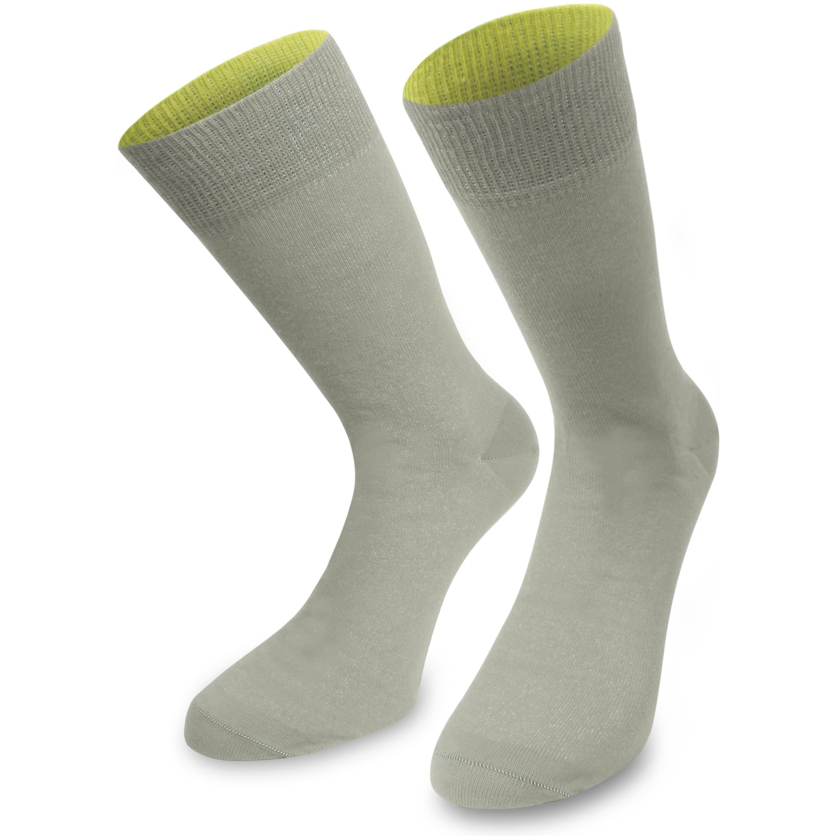 Normani, Herren, Socken, 1 Paar Socken Bi-Color, Silber, (Einzelpack, 47 - 50)