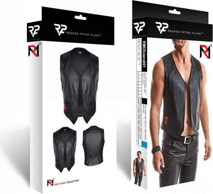 Produktbild Regnes Fetish Planet Herren Weetlook Weste "RMOlivero001" (L)