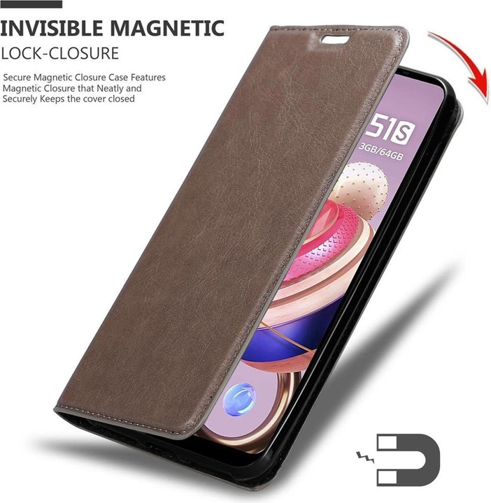 Actual product image Cadorabo Book Invisible Magnet Cover (K51S)