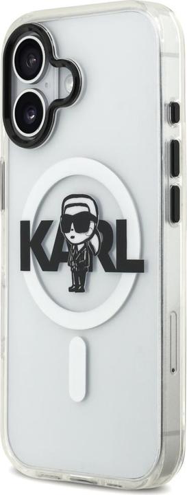 Produktbild Karl Lagerfeld - IML MagSafe Sketch Logo (KLHMP17SHGKIGKBT) - iPhone 17 - Transparent Karl (Apple iPhone X)