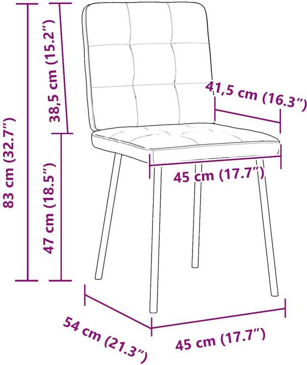 Image du produit vidaXL Esszimmerstuhl