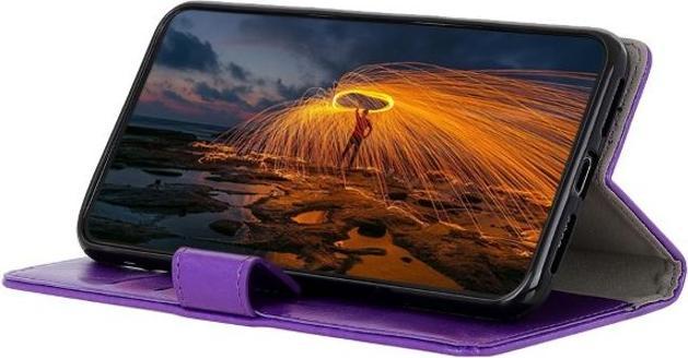 Actual product image MU Classic Crazy Horse Leather Bookcover Series (Xiaomi Redmi Note 8T)