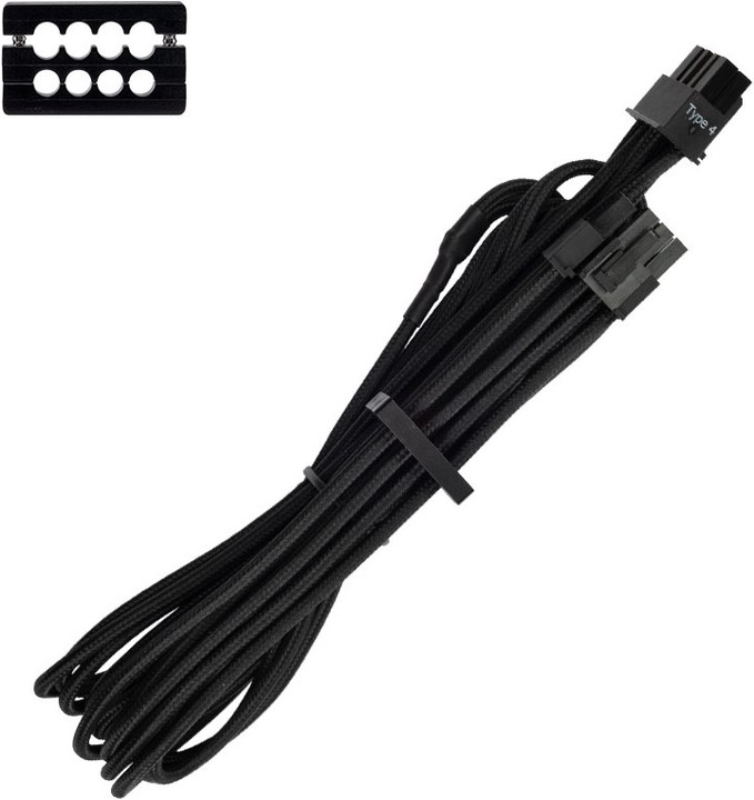 Actual product image Corsair Premium individually sleeved