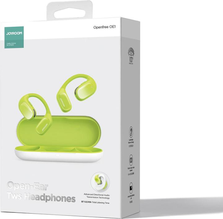 Productafbeelding Joyroom Cuffie on-ear draadloze Openfree JR-OE1 - verdi (ANC, 18 h, Draadloze)