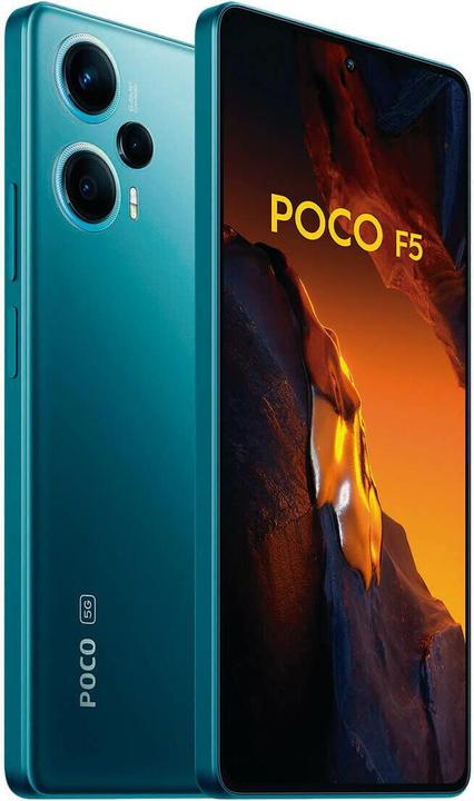 Actual product image Xiaomi Poco F5 5G (256 GB, Blue, 6.67", Dual SIM, 5G)