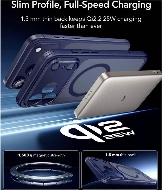 Actual product image ESR Classic Hybrid Magnetic Case (Camera Control) (Apple iPhone 17 Pro)