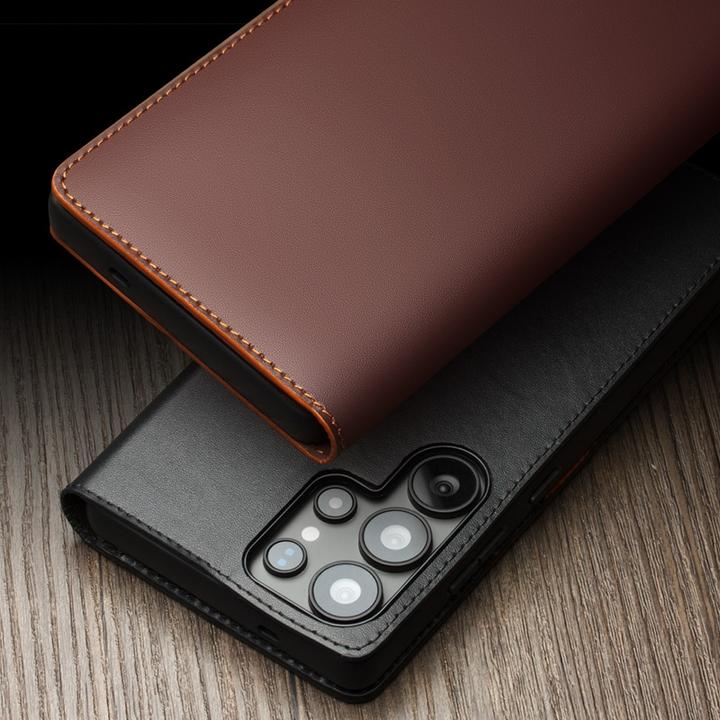 Actual product image QiAlino Hülle Flip Matt Wallet (Samsung Galaxy S25+)