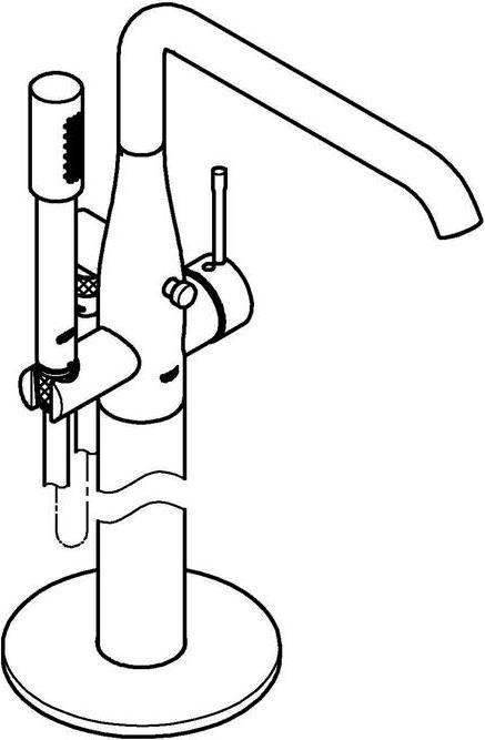 Produktbild Grohe Badewannenarmaturen-Set GROHE1108 Essence New 23491AL1