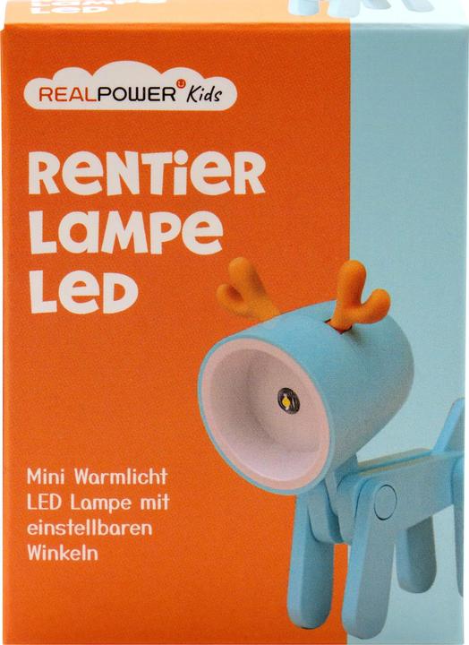 Immagine prodotto RealPower LED-Tier Taschanlampe Blue deer (7.80 cm)