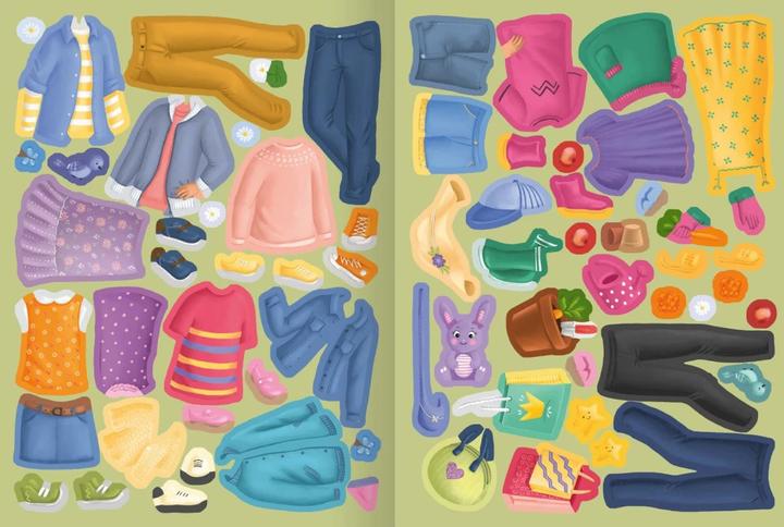 Produktbild Stickerbuch - Anziehpuppen (250 Sticker)