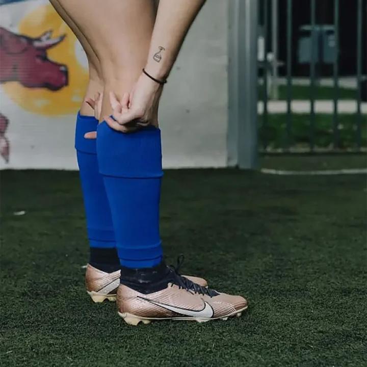 Actual product image NovoSoxx Fussballstulpen One Size Tube Socke Stutzen Röhrensocke Tubxx Blau (One size)