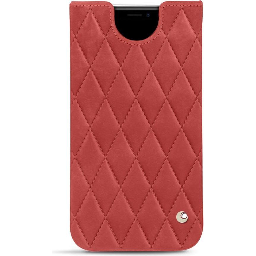 Noreve Lederschutzhülle (Apple iPhone 11 Pro Max), Smartphone Hülle, Rot