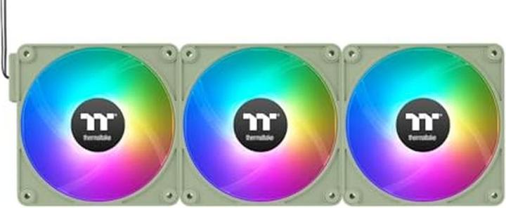 Actual product image Thermaltake TT CT120 EX ARGB Sync PC Cooling Fan 3 Pack Matcha Green (120 mm, 3 x)