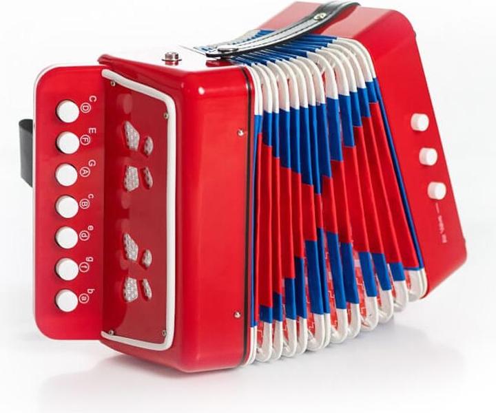 Actual product image Boogie Bee accordion 7 keys (German, French, English, Italian)