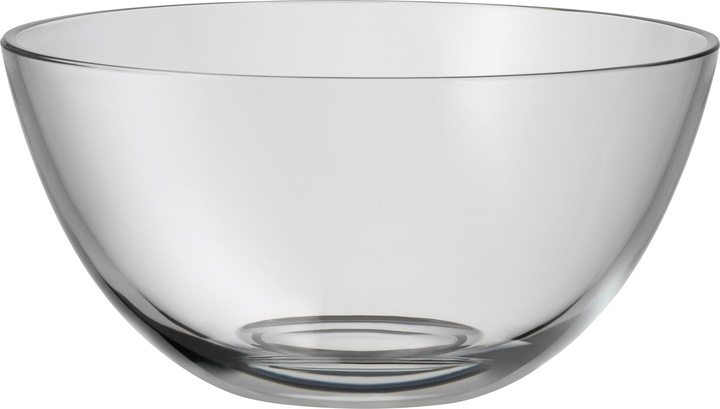 Produktbild WMF Salatschüssel Set mit Salatbesteck 25cm Taverno Glas Edelstahl 18/10 poliert (23.50 cm, 2.50 l, 3 x)