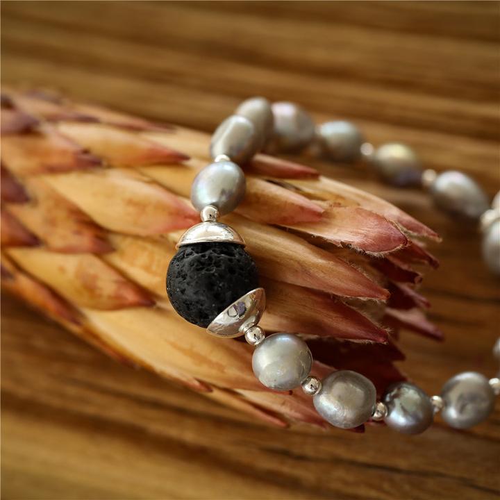 Immagine prodotto Andreani Armband aus echtem Süsswasserperlen