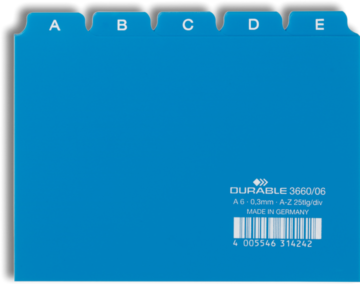 Produktbild Durable Leitregister A6 (A6)