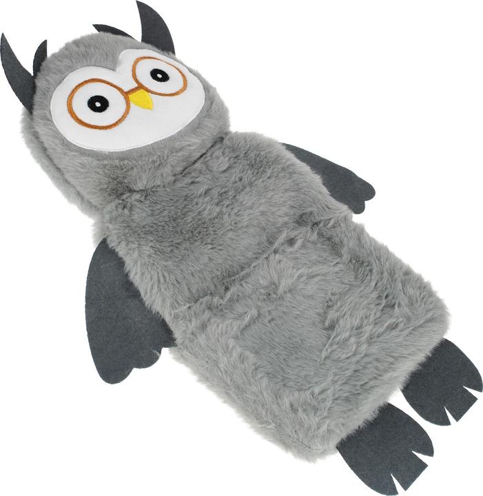 Actual product image Zen Kat Removable hot water bottle holder plush owl (Bed flask with cover)