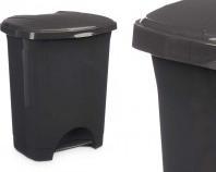 Produktbild Arte Regal Kunststoff-Treteimer 10l anthrazit (10 l)