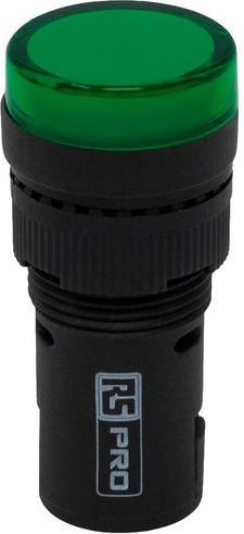 Produktbild RS PRO LED Indicator 16mm Green 12Vac/dc