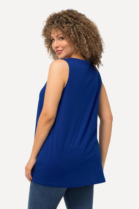 Actual product image Ulla Popken Essential Pleat Front Knit Tank (62)