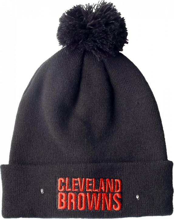 Produktbild Foco Cleveland Browns - NFL - Pudelmütze (Beanie) mit blinkenden LEDs - Schwarz