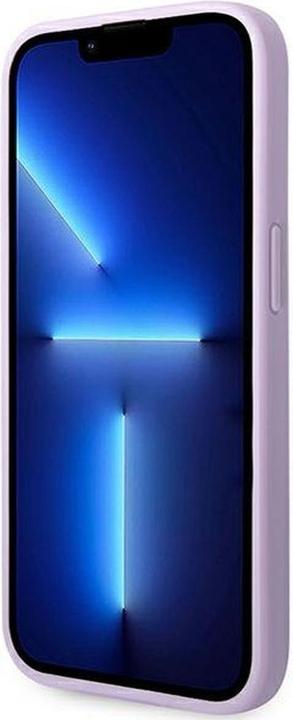 Actual product image Guess GUHCP14LPSASBPU iPhone 14 Pro 6.1" fioletowy/purple Saffiano Strap (Apple iPhone 14 Pro)