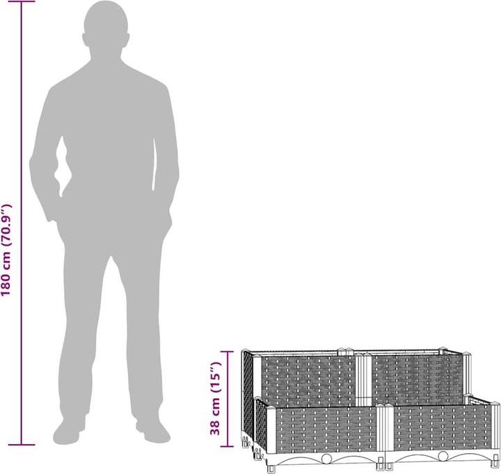 Produktbild vidaXL Hochbeet