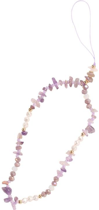 Actual product image PhoneLook Bijou de téléphone universel / Pendentif bracelet à charms N°65 Joyaux Violet
