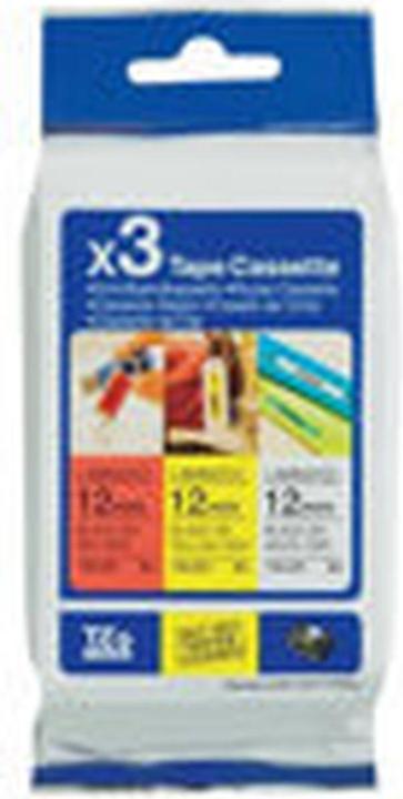 Brother Multipack TZe-31M3 (1.20 cm, Bianco, Giallo, Nero, Rosso)