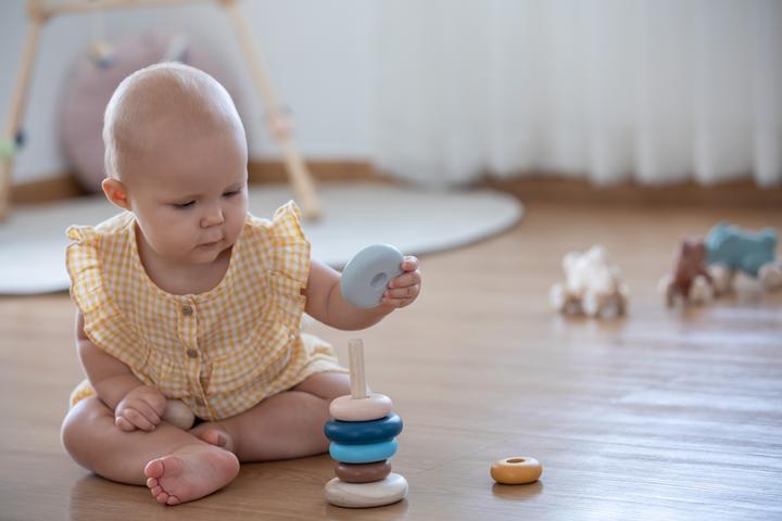 Produktbild Plantoys Stapelspielzeug Pyramide Orchard