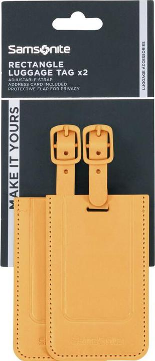 Actual product image Samsonite TA REVOLUTION, Luggage Tag, YELLOW