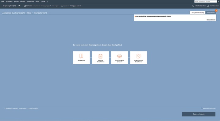 Produktbild Lexware anlagenverwaltung 2023 1 license(s) (1 User, 12 Monate)