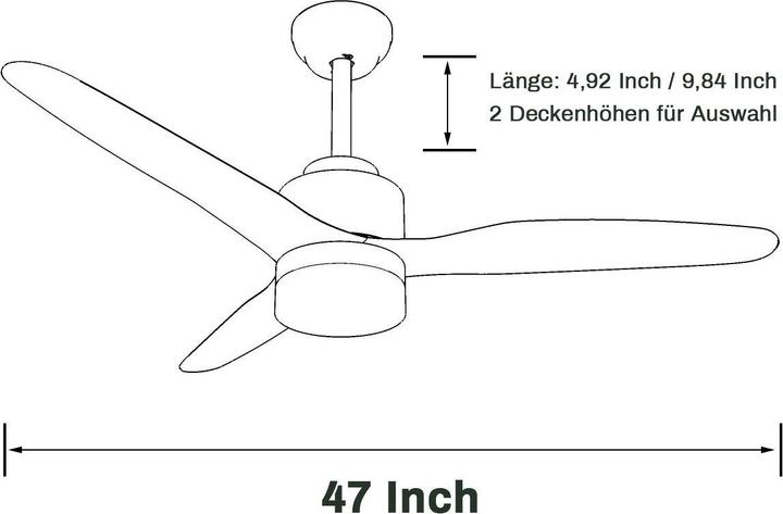 Produktbild SONNI Deckenventilator