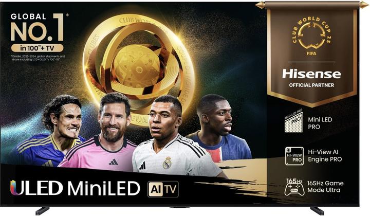 Produktbild Hisense TV TV 100U7Q PRO 100" Mini-LED 4K, 165Hz, 2'000 Nits (100", U7Q Pro, LED, 4K, 2025)