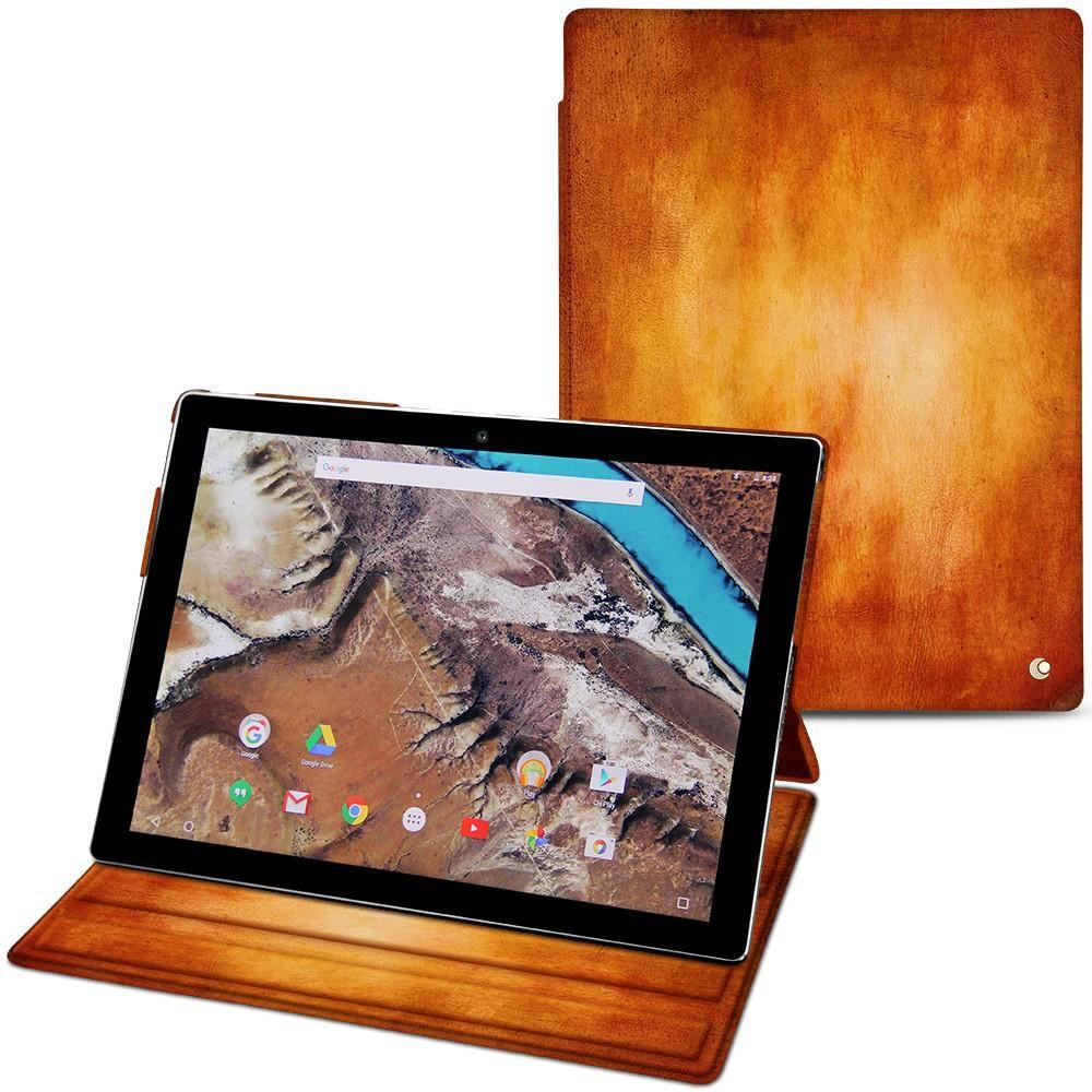 Noreve Lederschutzhülle vertikal (Pixel C), Tablet Hülle, Orange