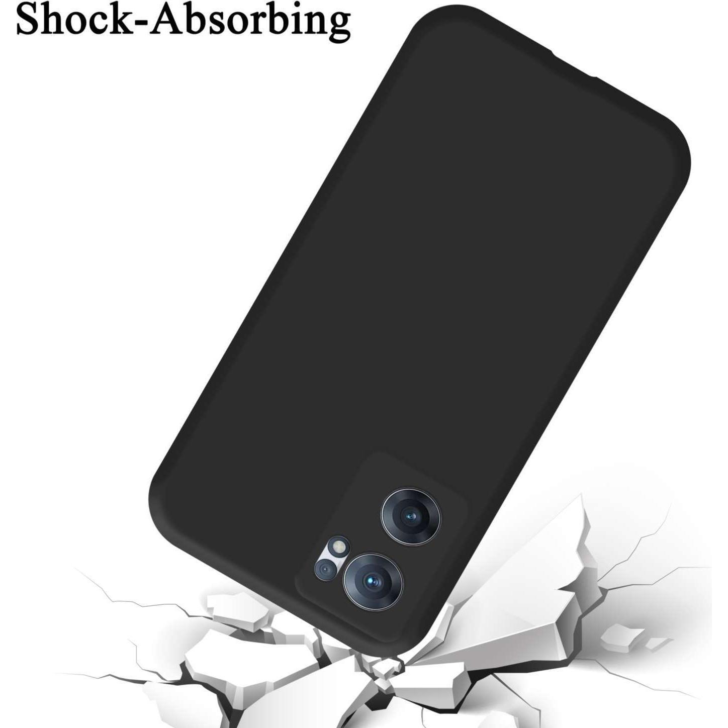 Thumbnail - Cadorabo Hülle für OnePlus Nord CE 2 5G TPU im Liquid Case Design (OnePlus Nord CE 2 5G), Smartphone Hülle, Schwarz