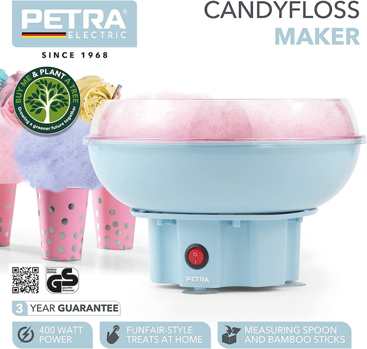 Productafbeelding Petra Suikerspinmachines incl. maatlepel en 50 houten stokjes