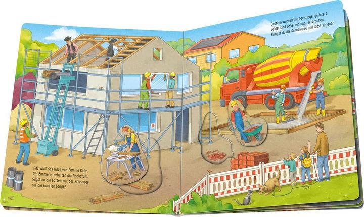 Produktbild Ravensburger Mein grosses Puzzle-Spielbuch: Baustelle (Deutsch)