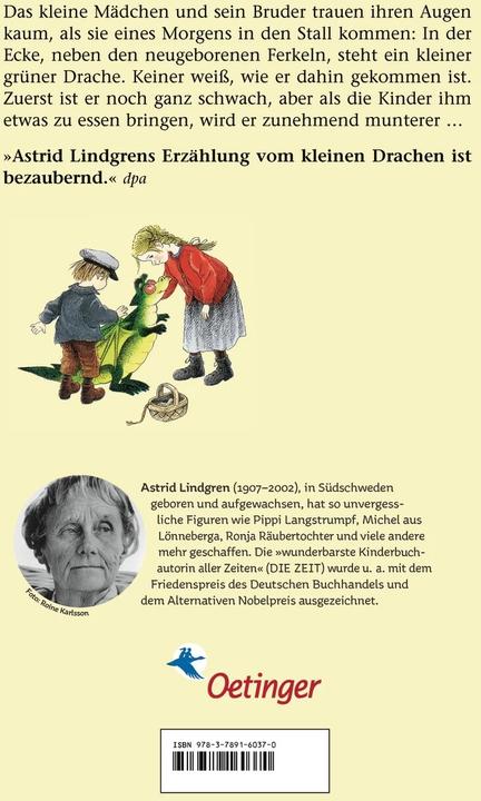 Actual product image The dragon with red eyes (Astrid Lindgren, Ilon Wikland, Senta Kapoun, German)