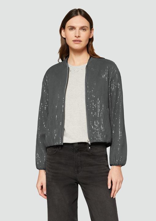 Immagine prodotto S.Oliver Indoor-Blazer Blouson mit Pailletten (48)