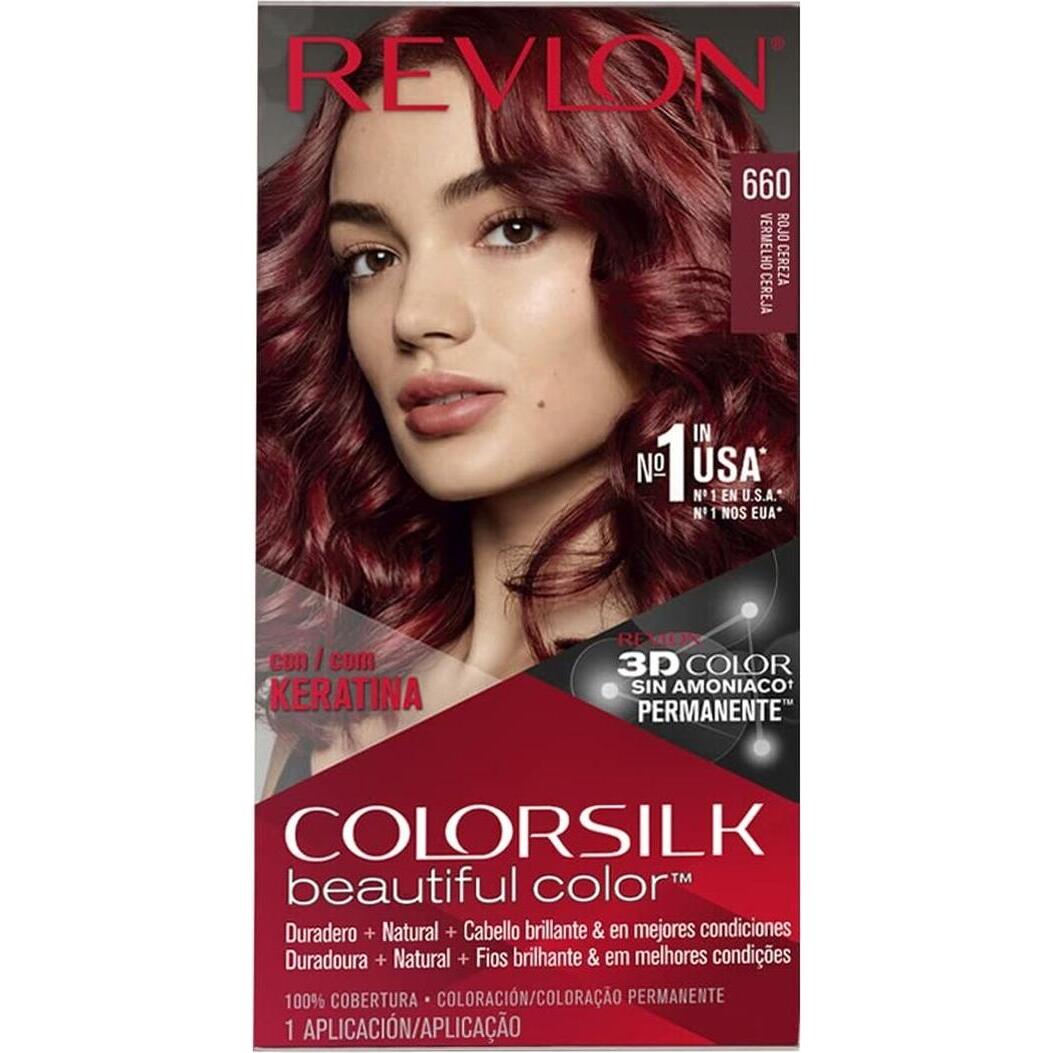 Revlon Colorsilk 66 Kirschrot Haarfärbemittel - Ammoniakfrei (66 Cherry Red) (39076214)